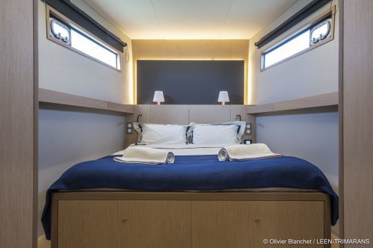 Cabine invité dans la coque principale