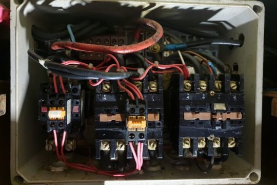Panneau électrique du guindeau