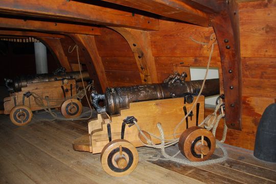Les canons du Vasa © JJ. Mopinot