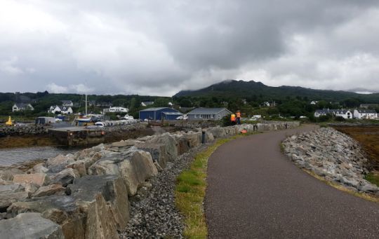 La jetée du port d'Arisaig