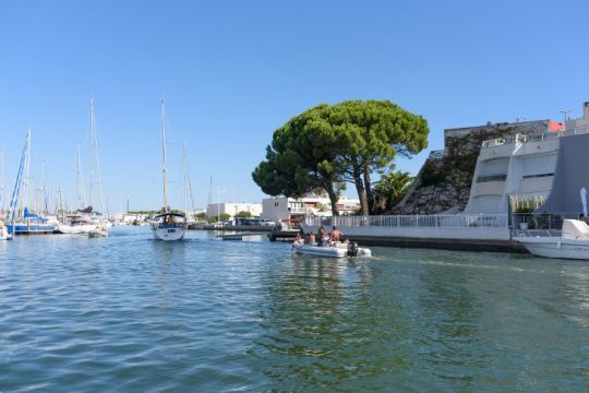 Les canaux de Port Camargue sont parfois parcourus trop vite