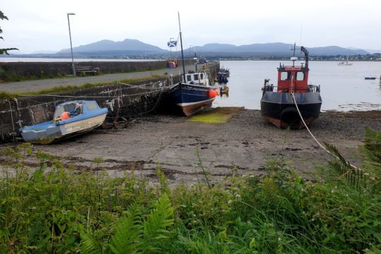 Le new pier de Broadford, Ecosse