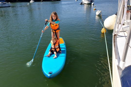 En paddle aussi, gilet de sauvetage obligatoire