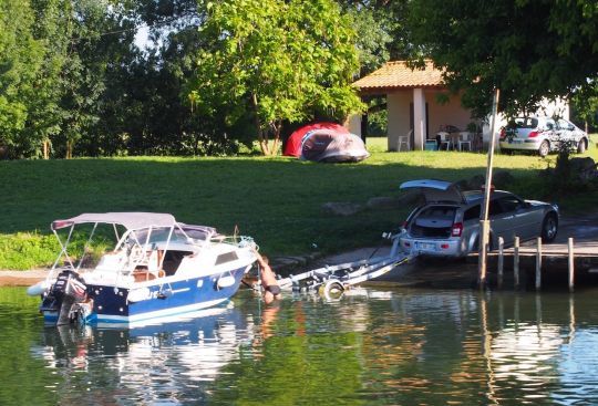 Le bateau doit être bien centré