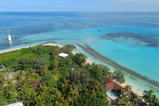 La vue depuis le haut du phare Amédée ©Julie Leveugle