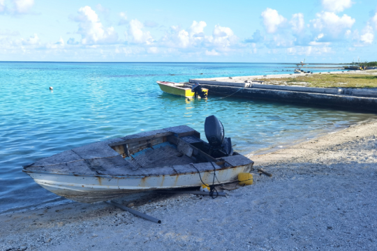 Un bateau pour les activités maritimes ©Julie Leveugle