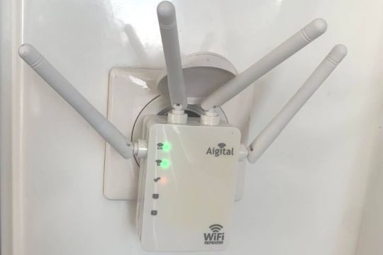 Un répéteur WiFi à bord