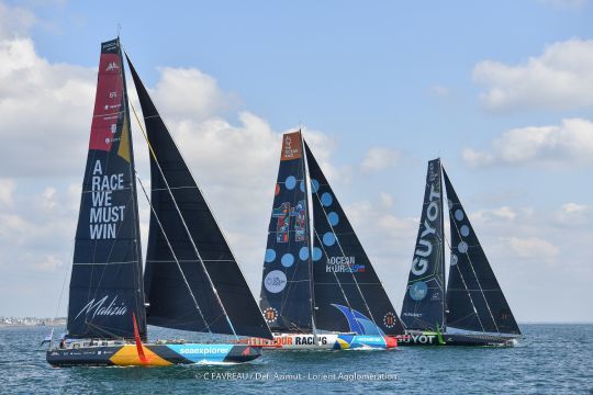 Départ de la flotte The Ocean Race © C Favreau / Défi Azimut