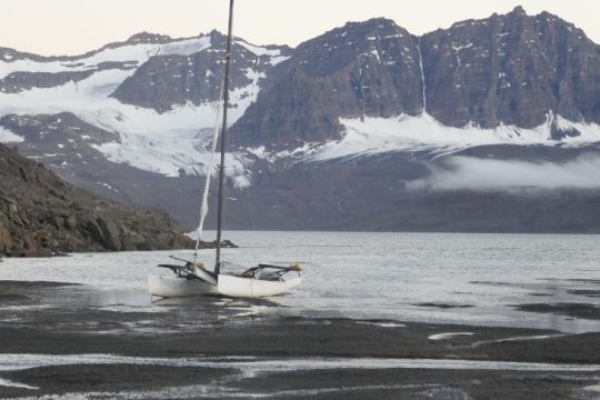 Hobie Tiger sur une plage du Groenland