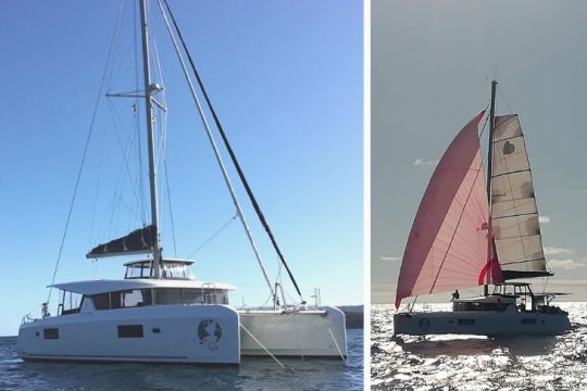 Le catamaran Va'a au mouillage et en navigation ©Va'a l'odyssée