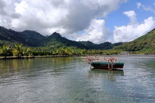 Mouillage dans la baie de Tapuamu ©Julie Leveugle