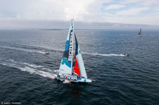 Retour de Paul Meilhat en IMOCA sur Biotherm © Qaptur/Biotherm