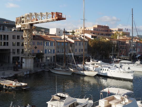 La grue de l'Escalet est un des témoins des grands chantiers navals de la Ciotat