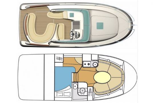 Les espaces du bateau