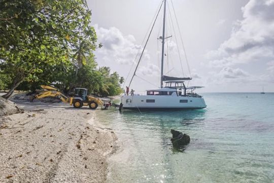 Sortie d'un catamaran ©Julie Leveugle