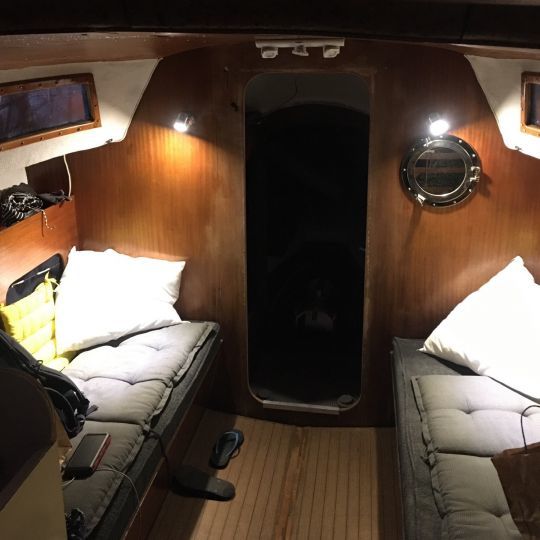 La cabine le jour de l'achat