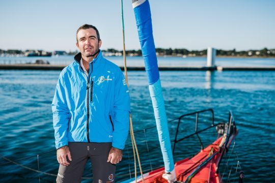 Charlie Enright, skipper de l'IMOCA 11th Hour Racing © Jean-Louis Carli / 11th Hour Racing Team