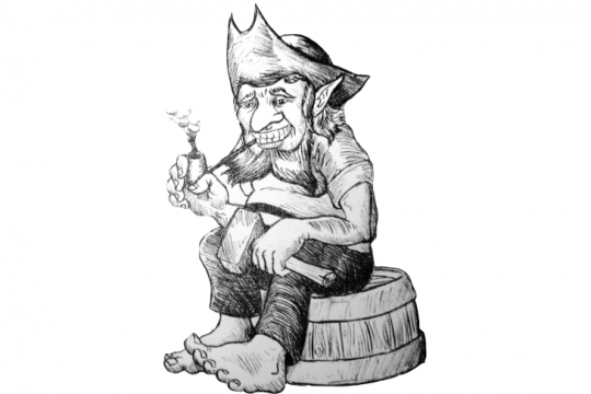 Le klabautermann dans le folklore germanique