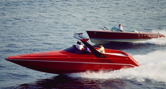 Le Riva Ferrari et un Aquarama ©Riva