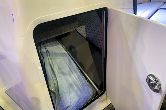 Coffre dans la console de bord