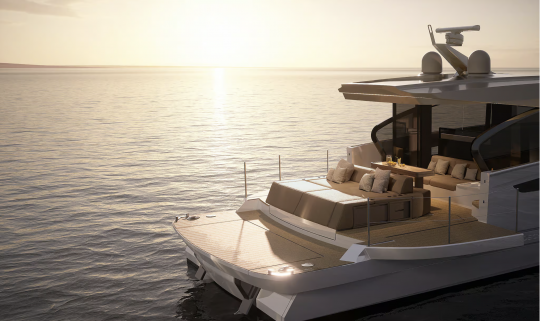 Le cockpit ouvert sur la mer du Seadeck 6