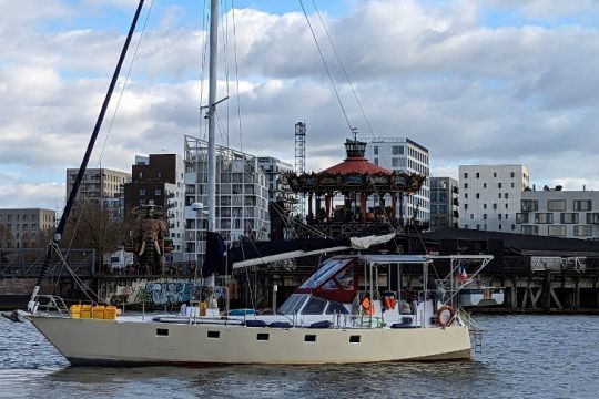 L'escale à Nantes, devant les Machines de l'île