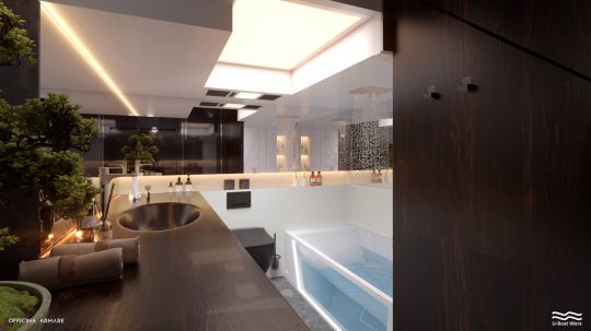 La salle de bain de la Master cabine