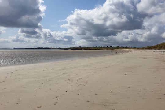 La plage de Coll sands, île de Lewis, Ecosse