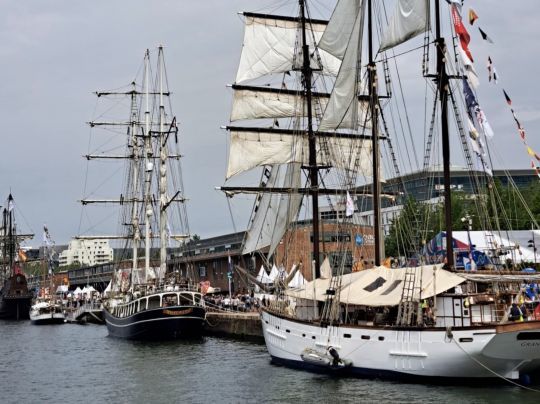 Ambiance sur les quais de Rouen