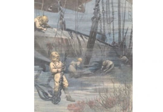 Renflouage du Farfadet © BNF Gallica