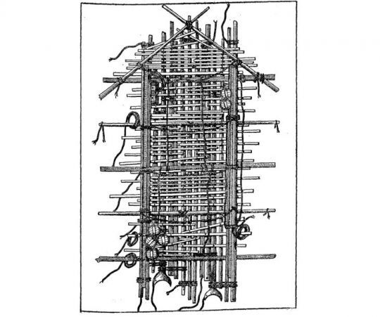 Plan de la Méduse au moment de son abandon © BNF Gallica