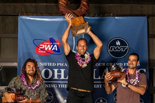 Antoine Martin, 3e mondial en windsurf