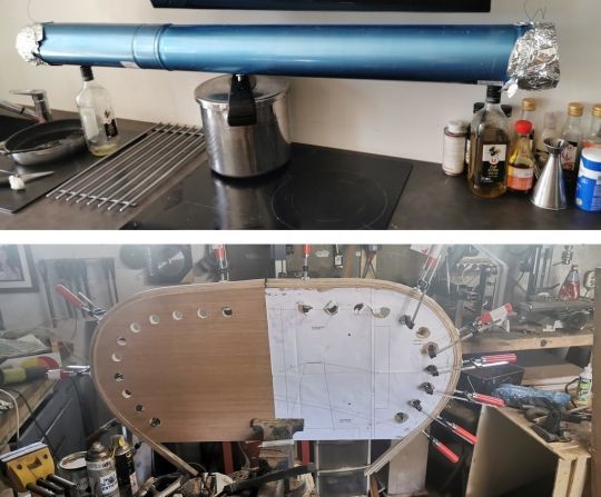 Fabrication d'une étuve et construction de l'étrave