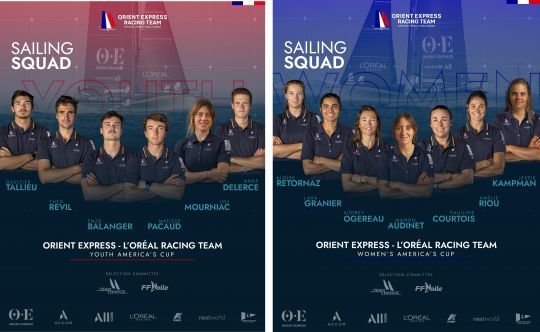 Les 13 retenues pour courir en AC40 sur la Coupe de l'America