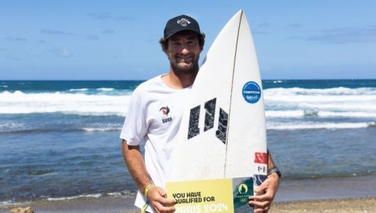 Joan Duru, landais, a décroché son pass pour les JO ce samedi 2 mars, à Porto Rico © Guillaume Arrieta, FFSurf