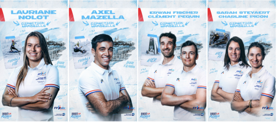 Les sélectionnés en voile olympique
