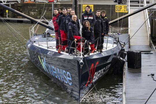 L'IMOCA Wewise Nexans © Jean-Marie Liot