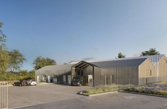 Le projet du cabinet Fontenas a été retenu pour les futures réserves du musée de Saint-Malo © Hugues Fontenas Architectes