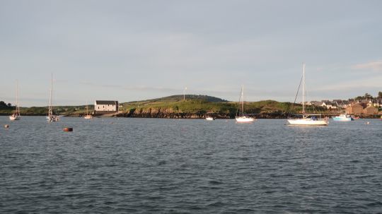 La zone de mouillage entre Gregory point et le port de Baltimore