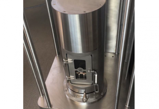 Le fourneau à bois © Permaboat