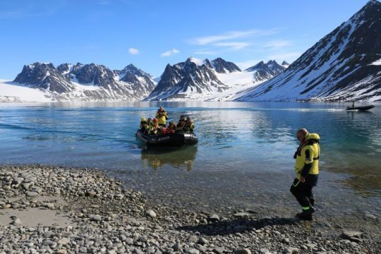 Arrivée au landing © Margot Sib