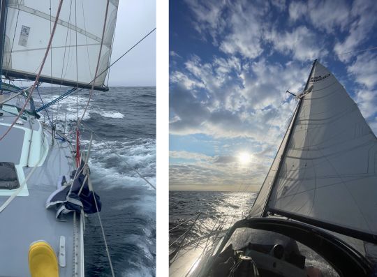 Descente sous spi