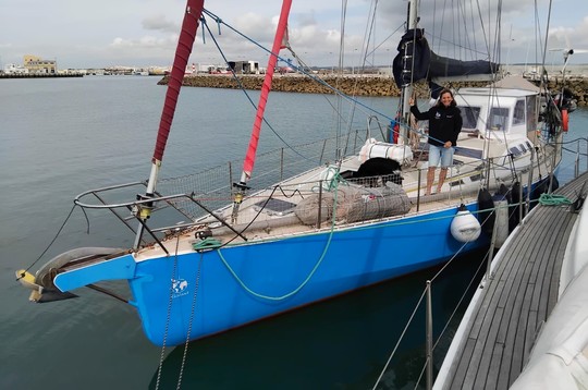 Dorothée nous accueil à bord de Galaad