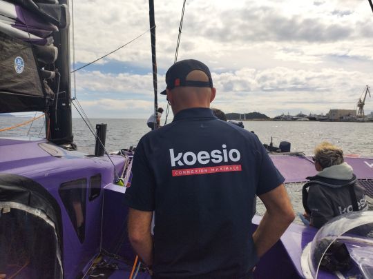 Double vainqueur dla Route du Rhum, Erwan doit renoncer à ce qui aurait du être sa dernière participation ©Maxime Leriche