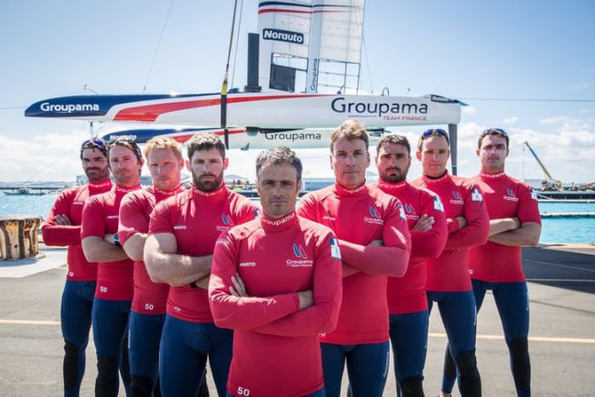 I velisti di Groupama Team France in Coppa America