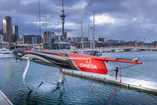 L'AC75 di Emirates Team Nuova Zelanda