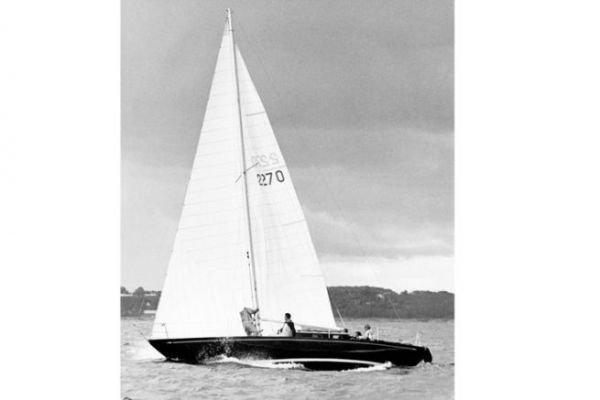 TINA mentre vince la One Ton Cup del 1966, a Copenaghen, Danimarca.