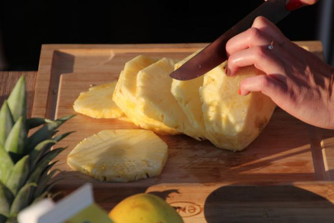 Frutta caramellata alla plancia