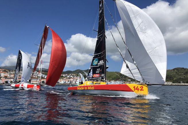 Partenza da Horta per la sfida atlantica del 2019
