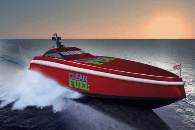 La barca del Team Britannia